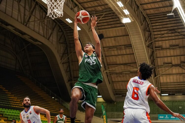 Cortesía. Encuentro entre Paisas Basketball y Sabios de Manizales que con marcador final de 92 - 70, sumando la cuarta victoria para los de Medellín.